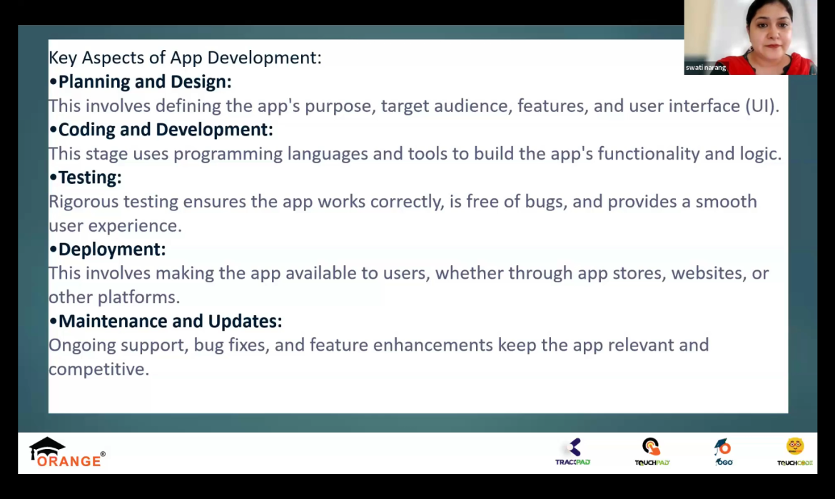 App Development (The Velammal International School)